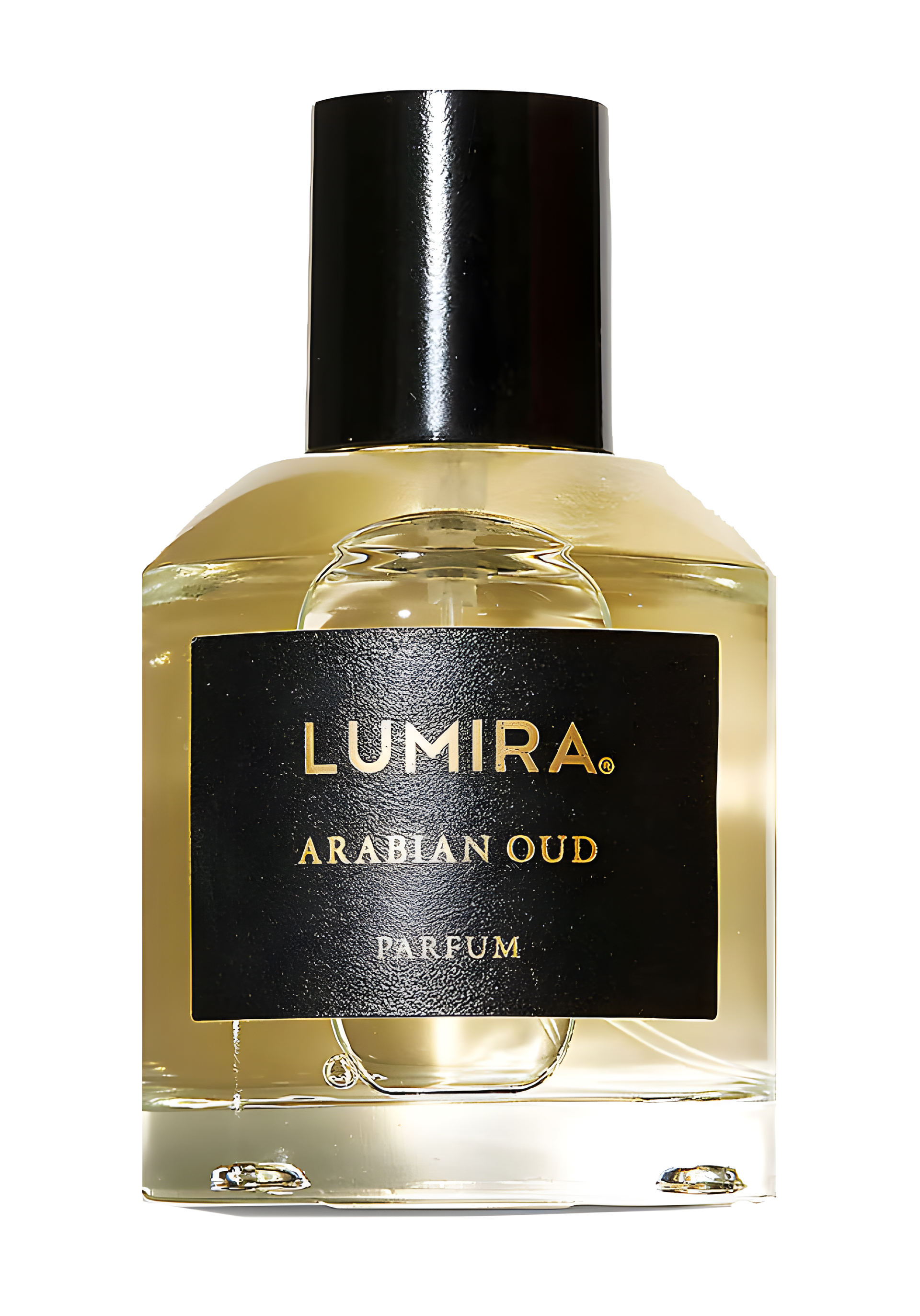 Arabian Oud Parfum by Lumira perfume bottle