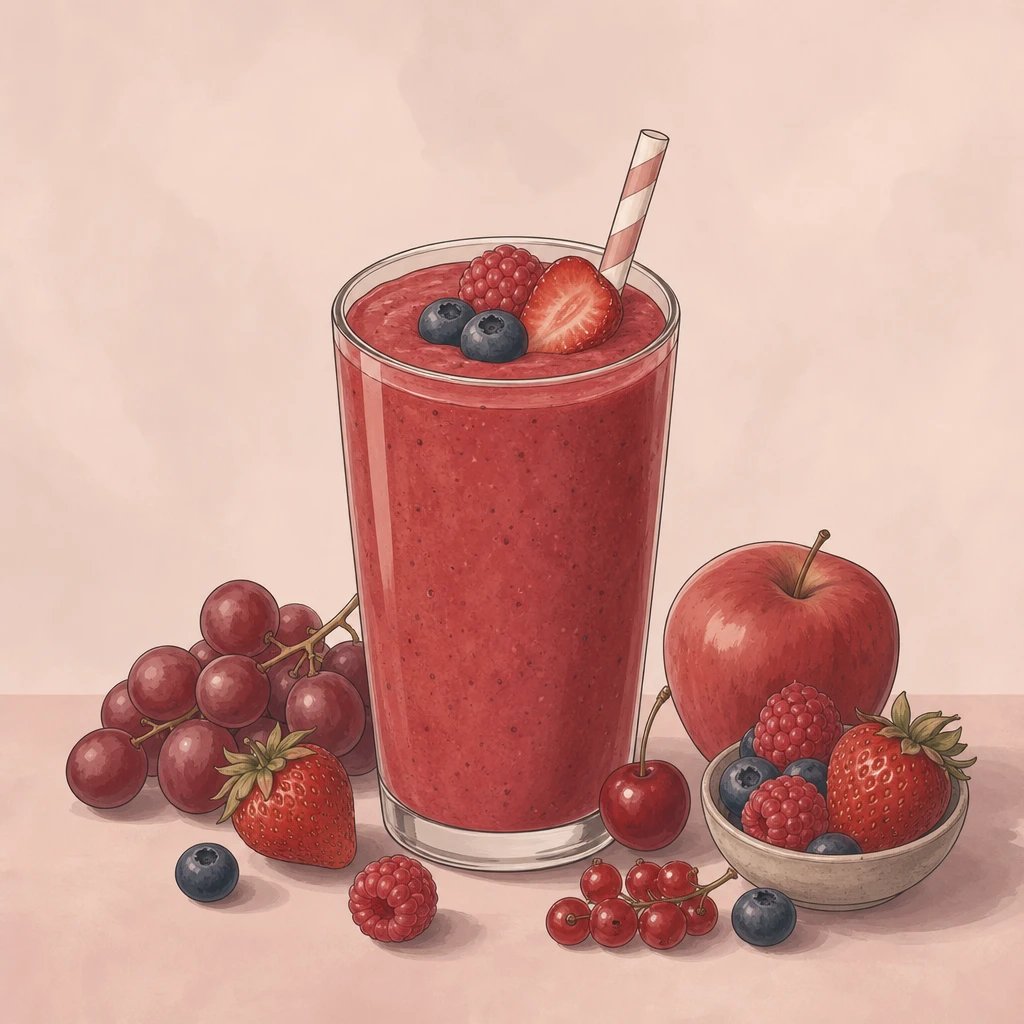 Picture of Red Fruits Smoothie note