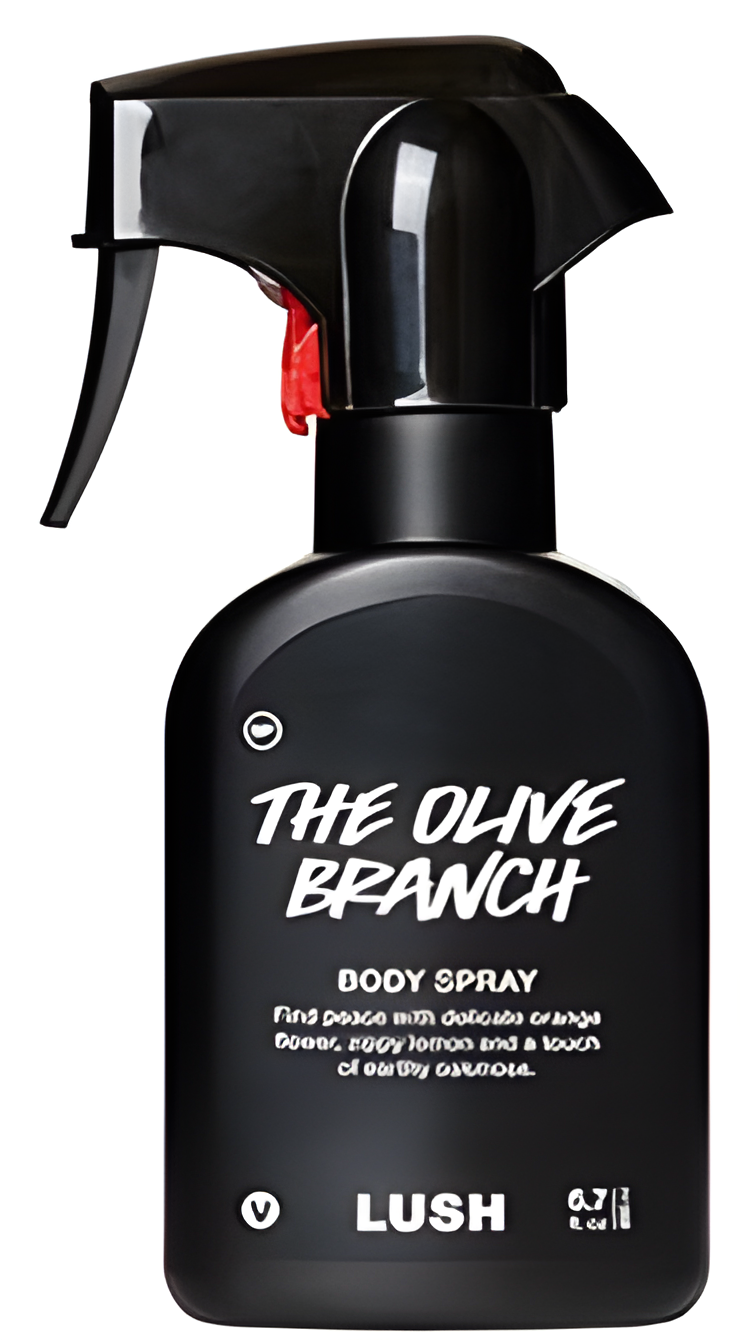 The Olive Branch Body Spray by Lush perfume bottle