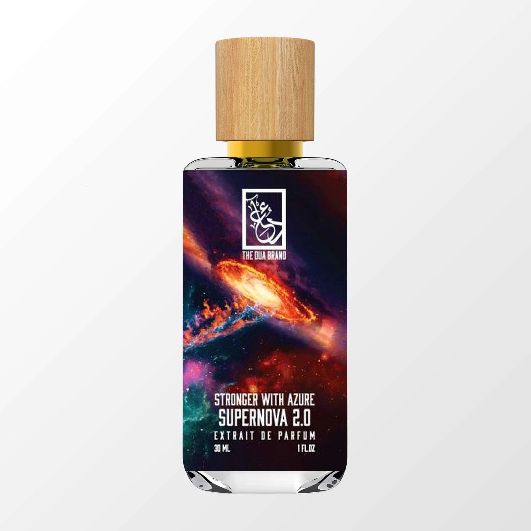 Stronger With Azure Supernova 2.0 by The Dua Brand perfume bottle