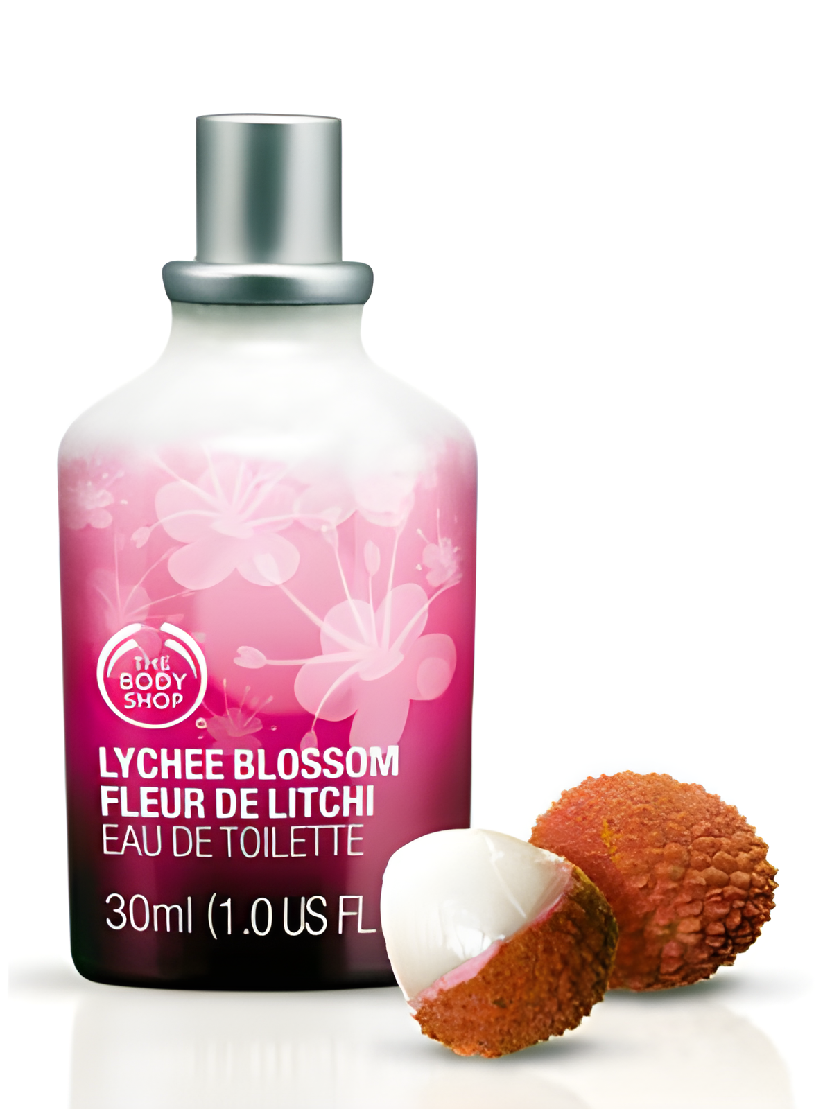 Lychee Blossom by The Body Shop perfume bottle