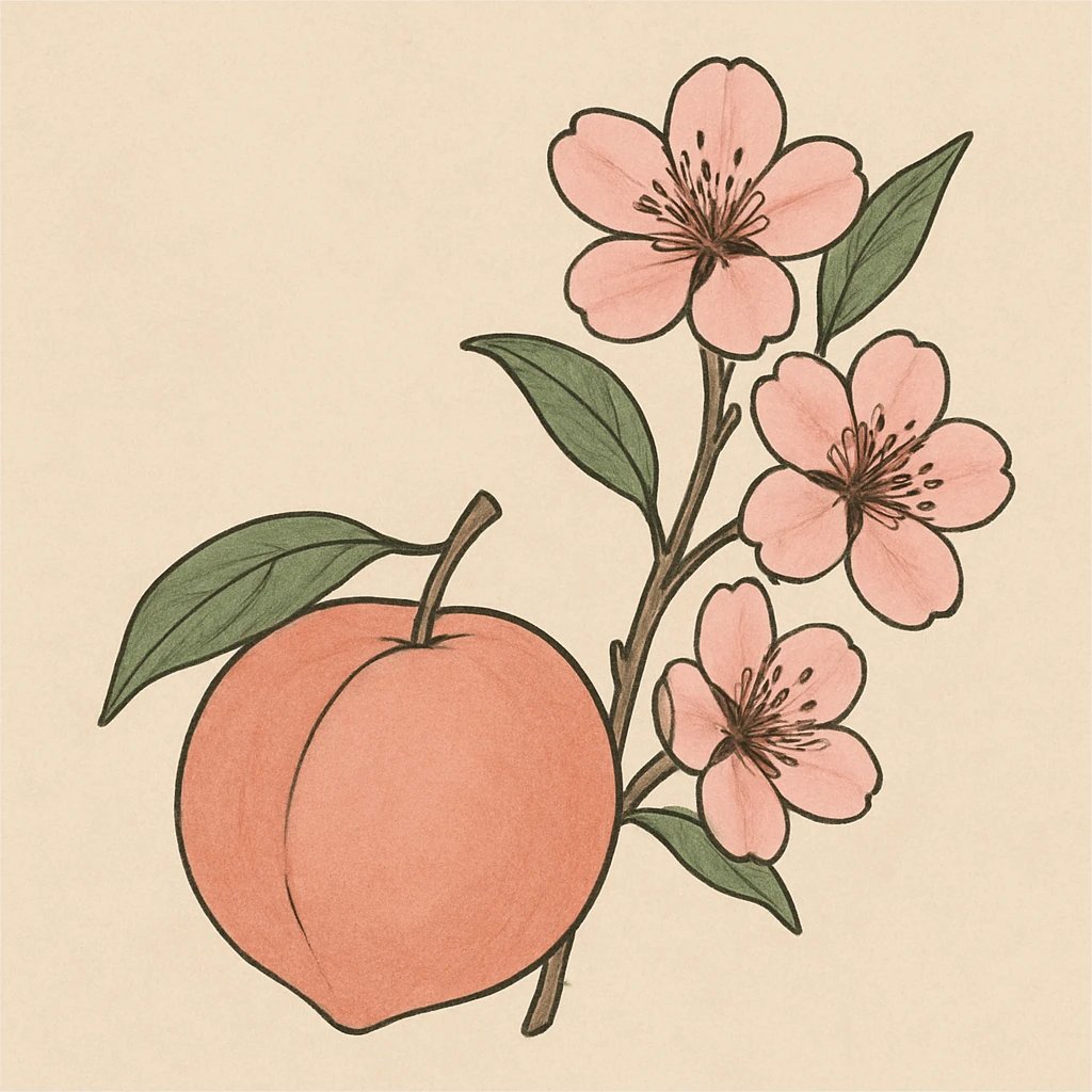 Picture of Peach Blossom note