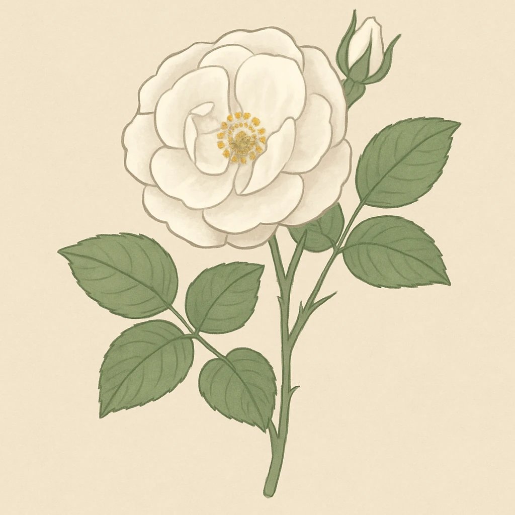 Picture of Rosa Alba note