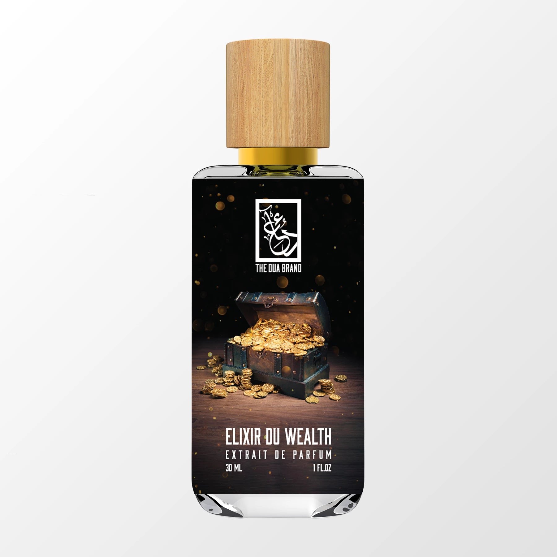 Elixir Du Wealth by The Dua Brand perfume bottle