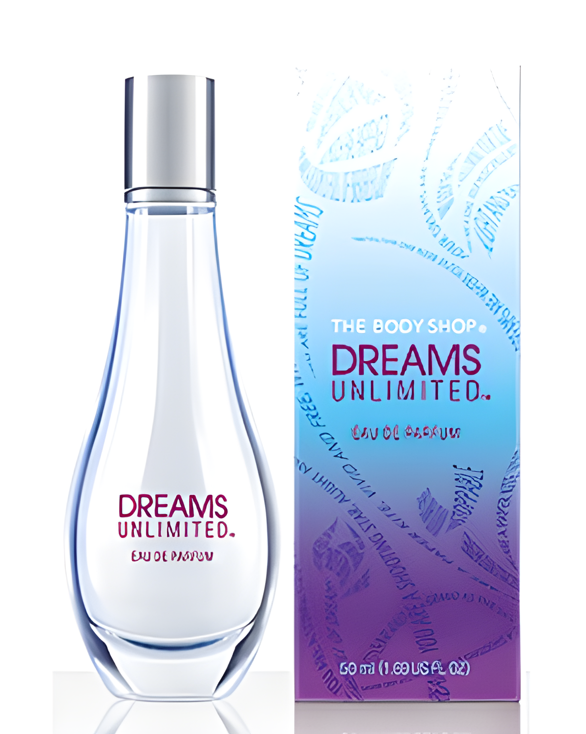 Dreams Unlimited by The Body Shop perfume bottle