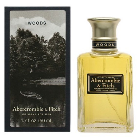 Woods by Abercrombie & Fitch perfume bottle