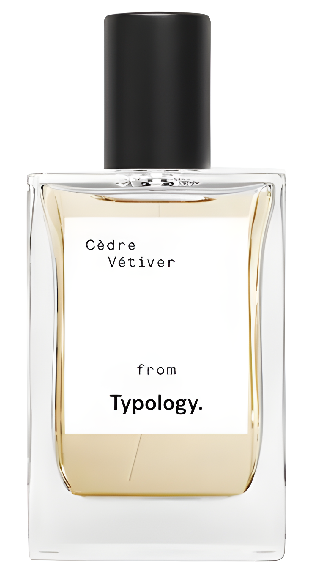 Cèdre vétiver by Typology. Paris perfume bottle