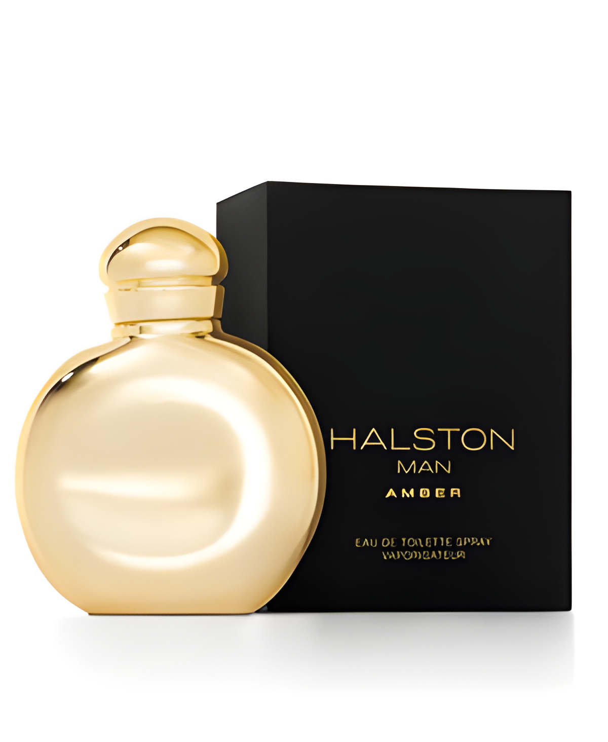 Man Amber by Halston perfume bottle