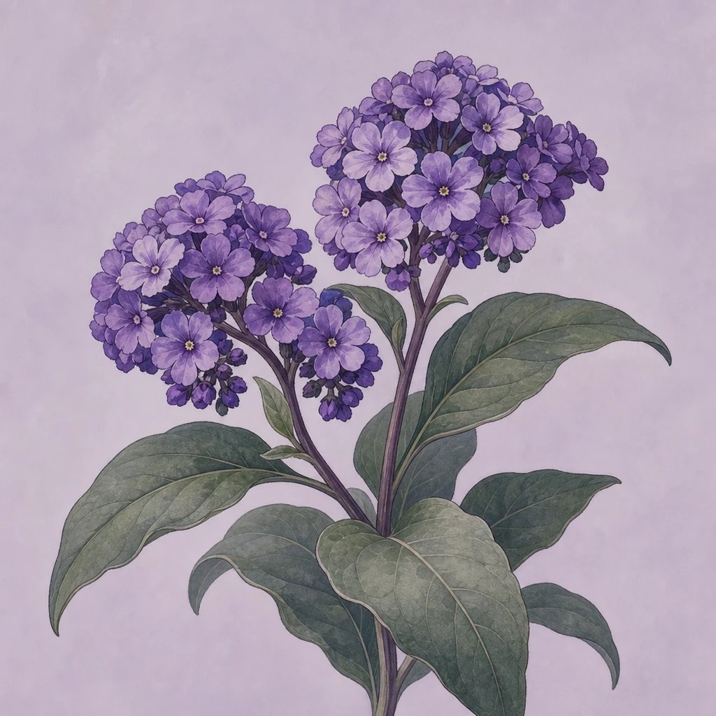 Picture of Heliotrope note