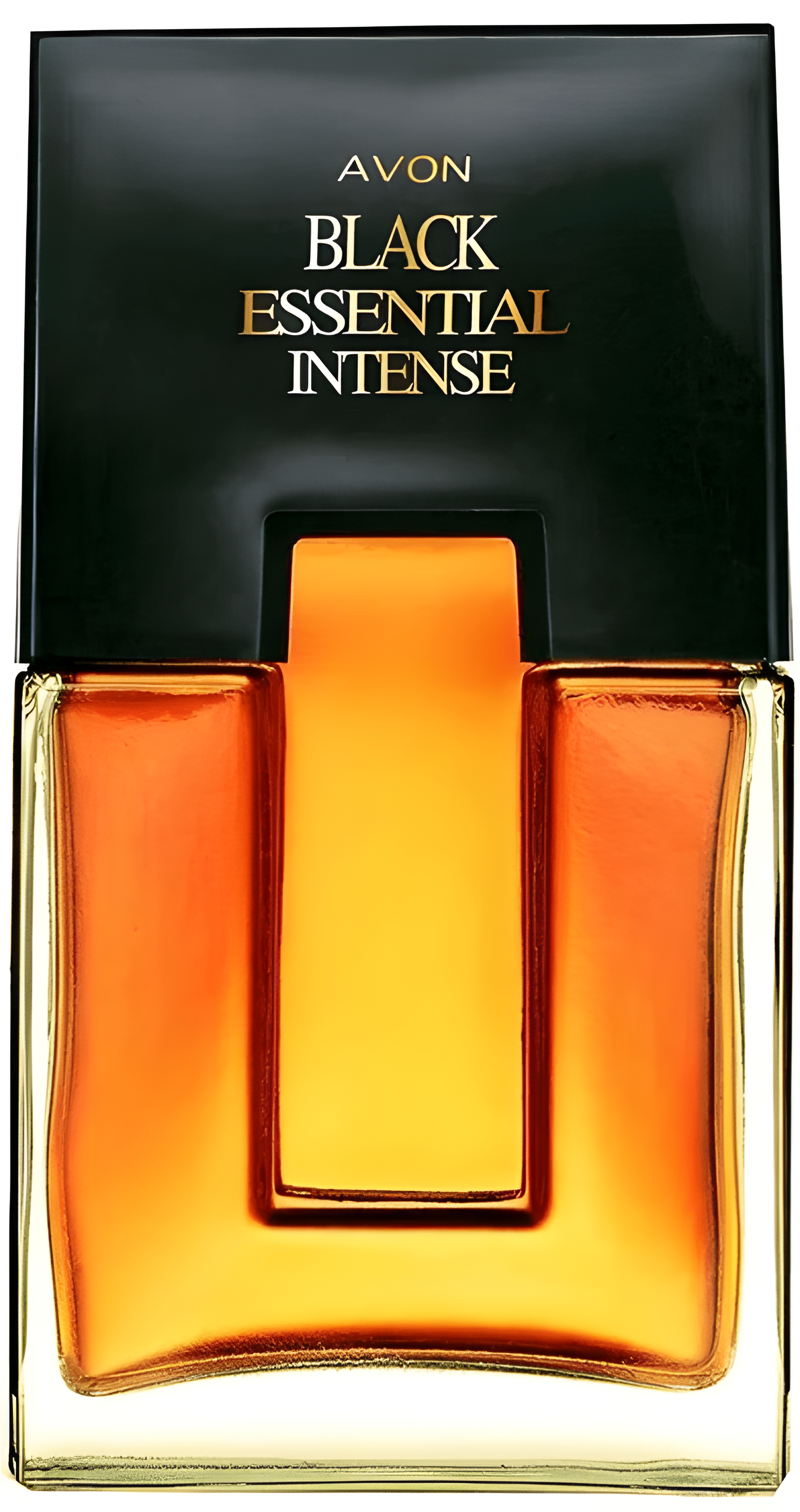 Black Essential Intense by Avon perfume bottle