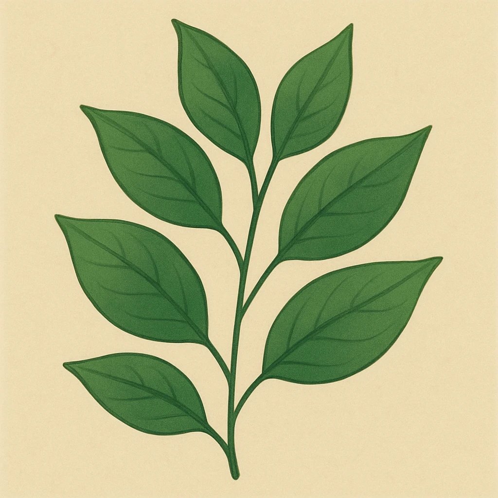 Picture of Green Leaves note