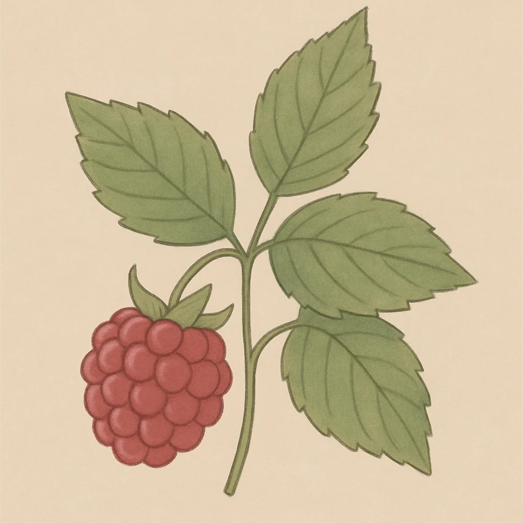 Picture of Raspberry Leaf note