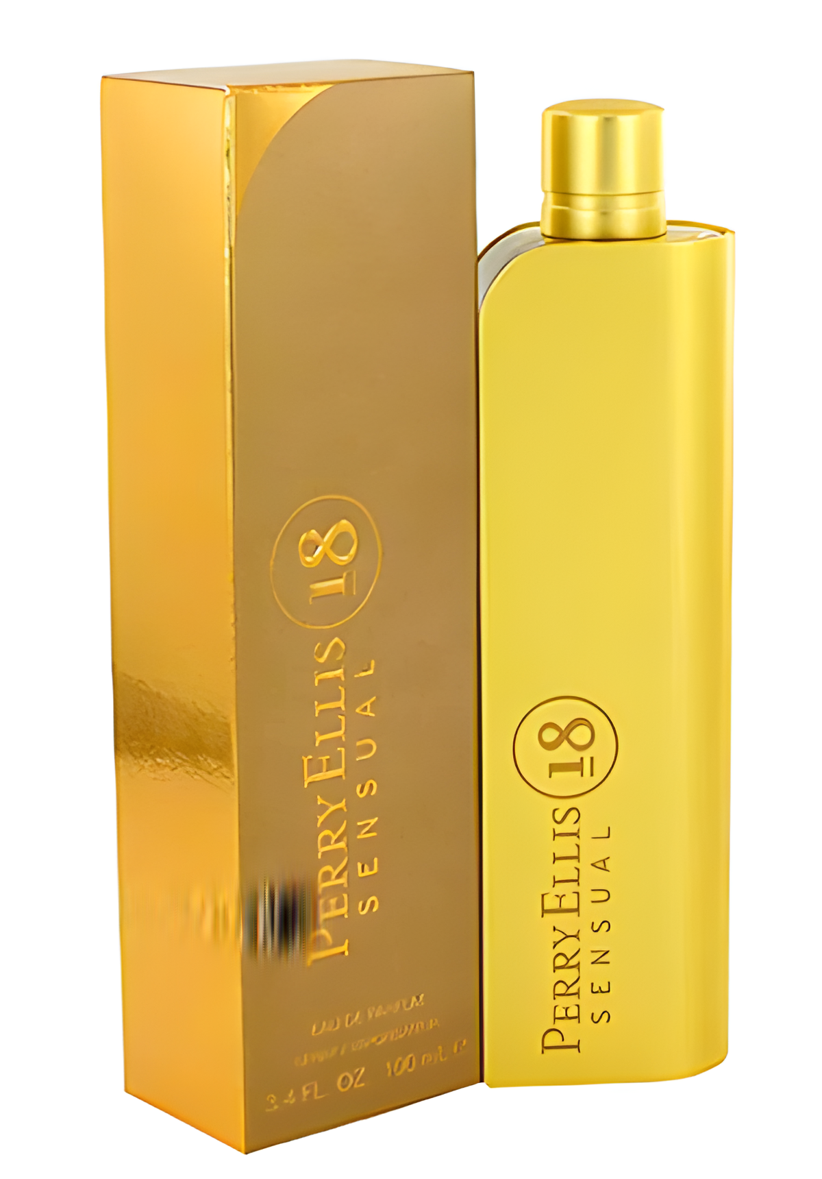 18 Sensual by Perry Ellis perfume bottle