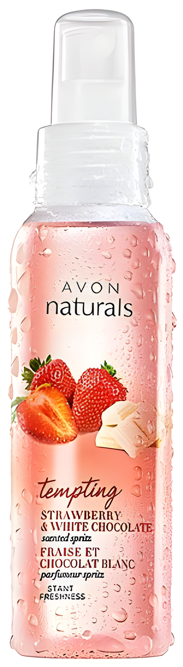 Strawberry & White Chocolate by Avon perfume bottle
