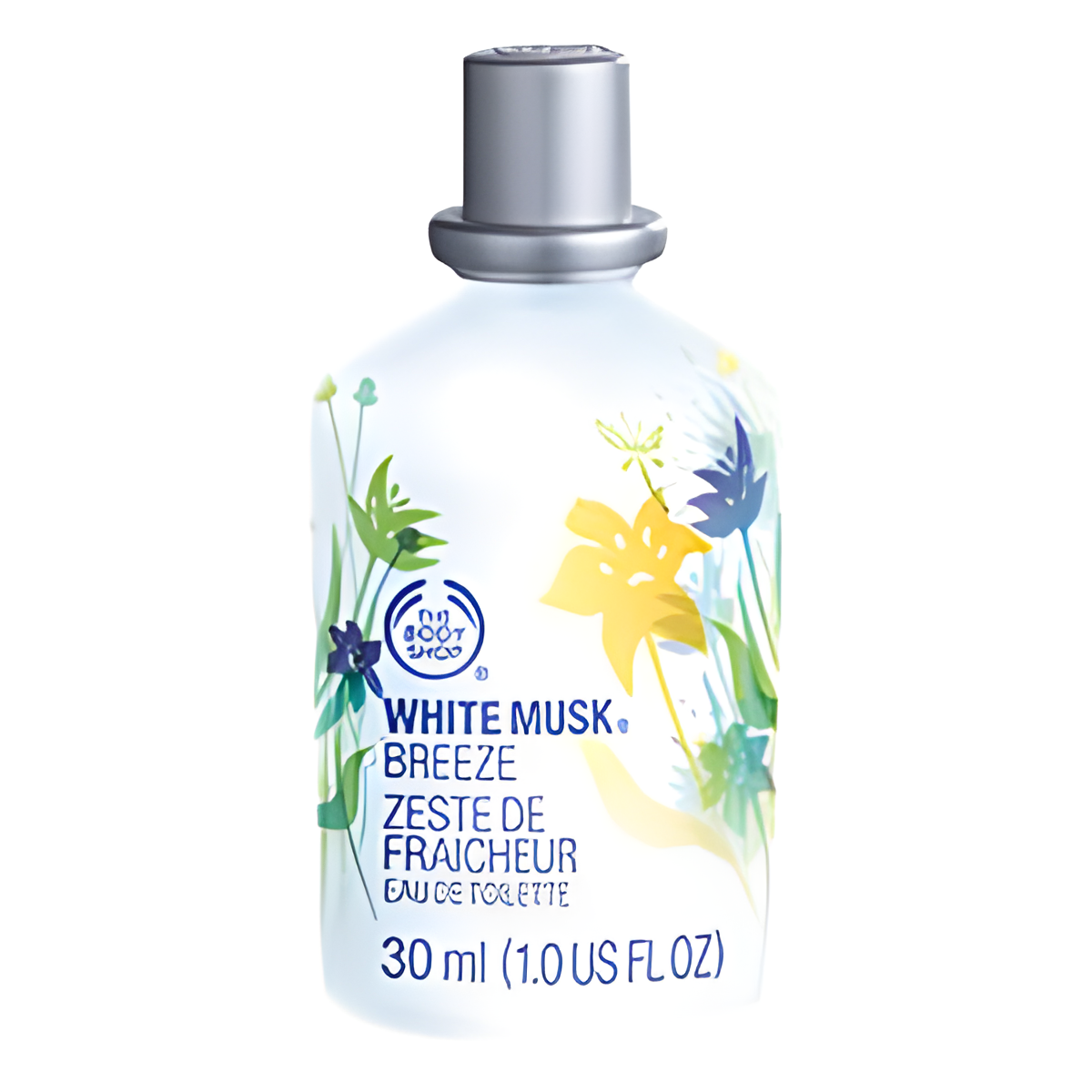 White Musk Breeze by The Body Shop perfume bottle