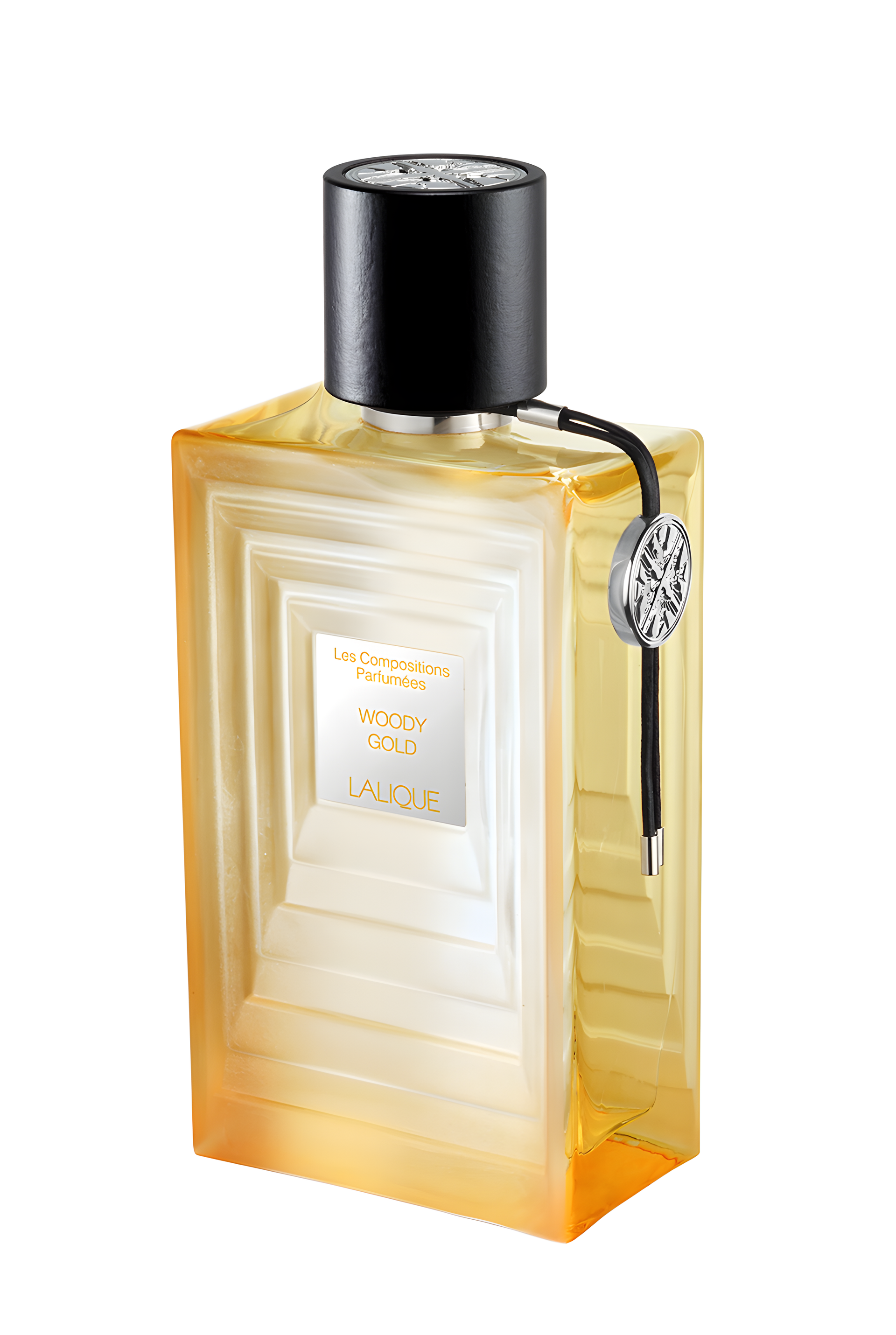 Woody Gold 2020 by Lalique perfume bottle