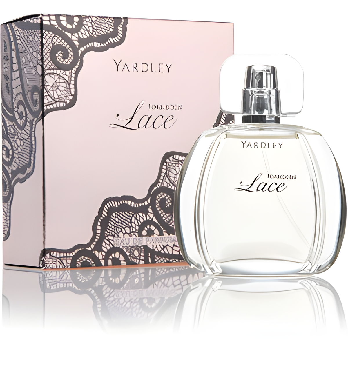 Forbidden Lace by Yardley perfume bottle