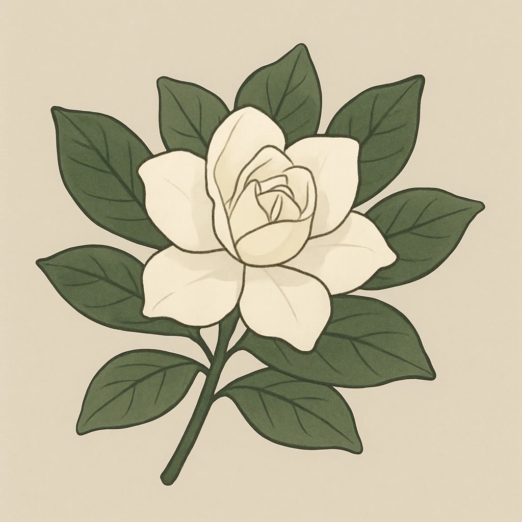 Picture of Gardenia note