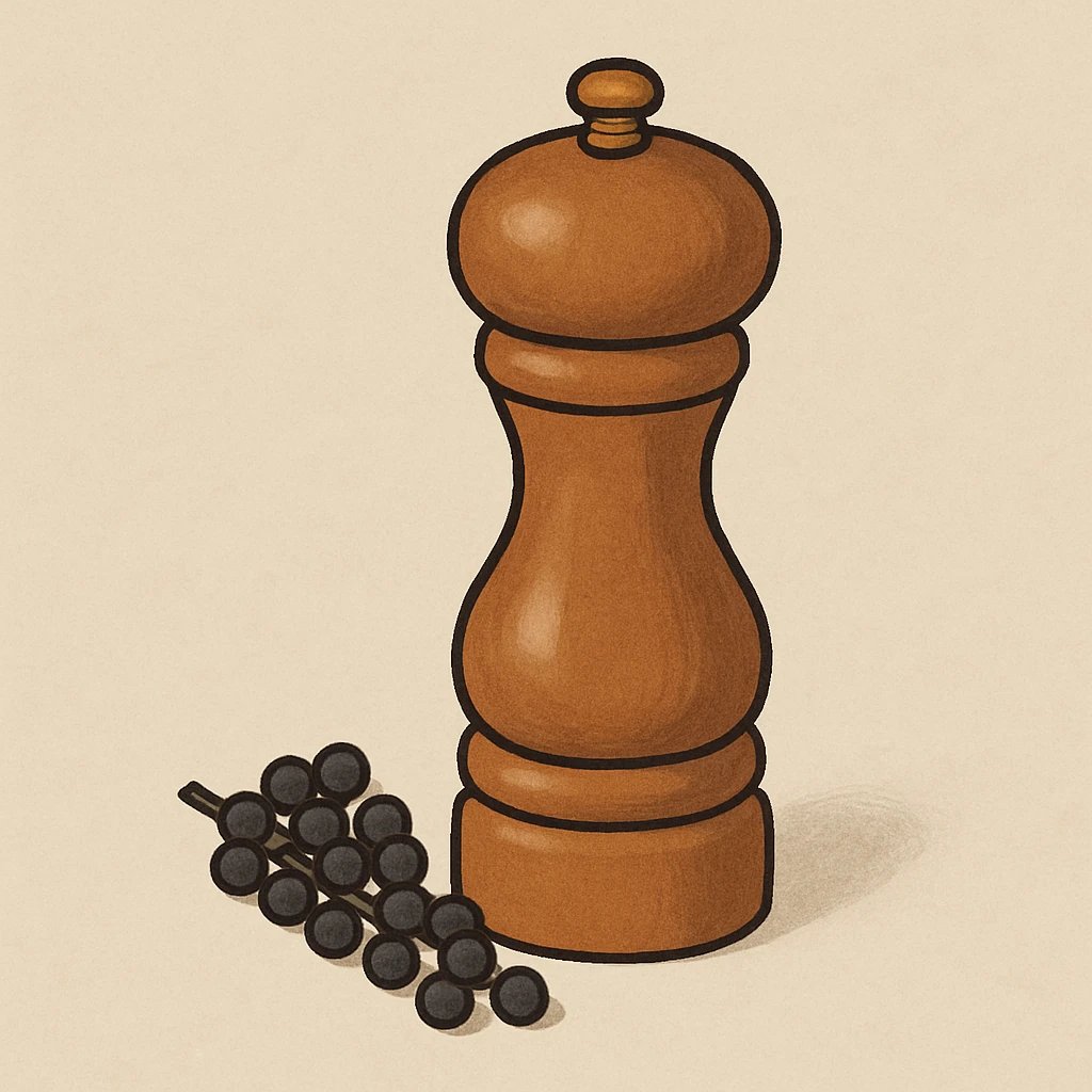 Picture of Black Pepper note