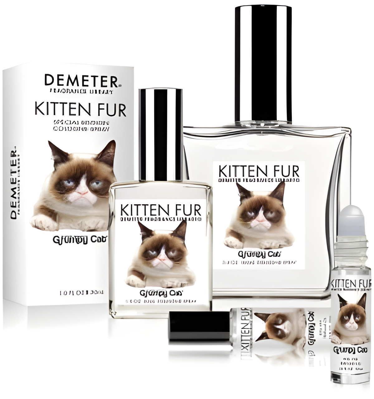 Kitten Fur Grumpy Cat by Demeter Fragrance perfume bottle