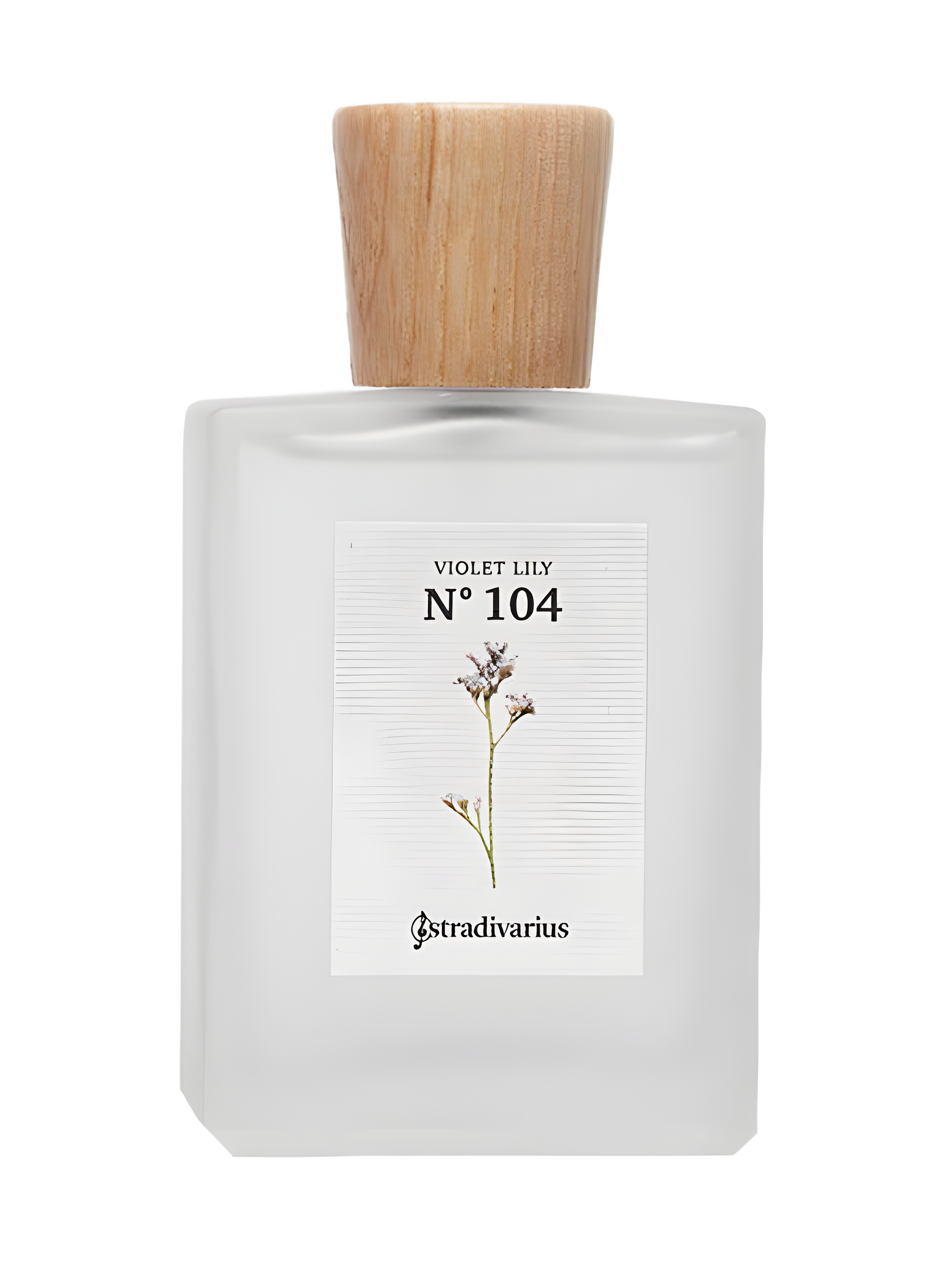 No 104 Violet Lily by Stradivarius perfume bottle
