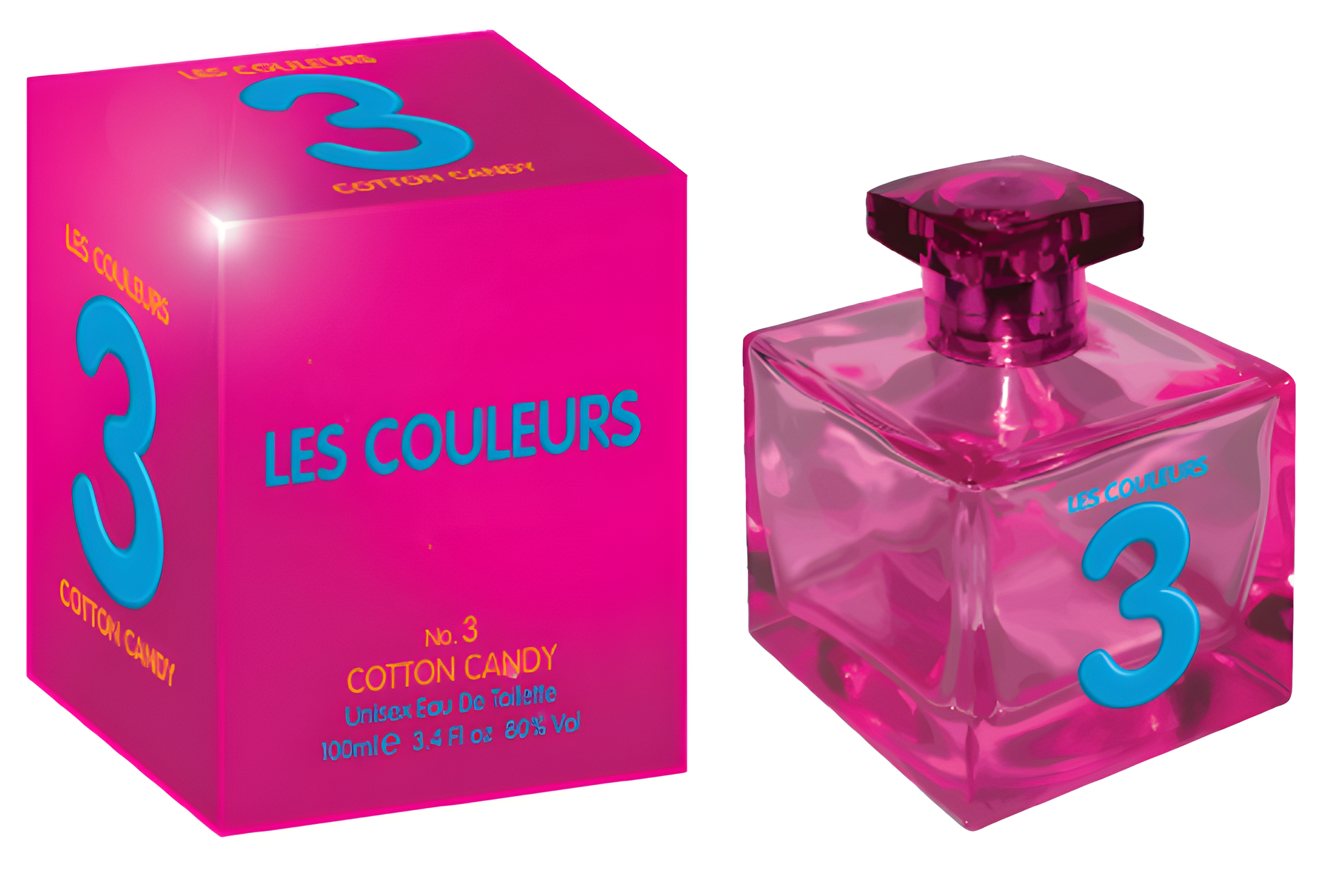 Les Couleurs No.3 Cotton Candy by Laurelle London perfume bottle