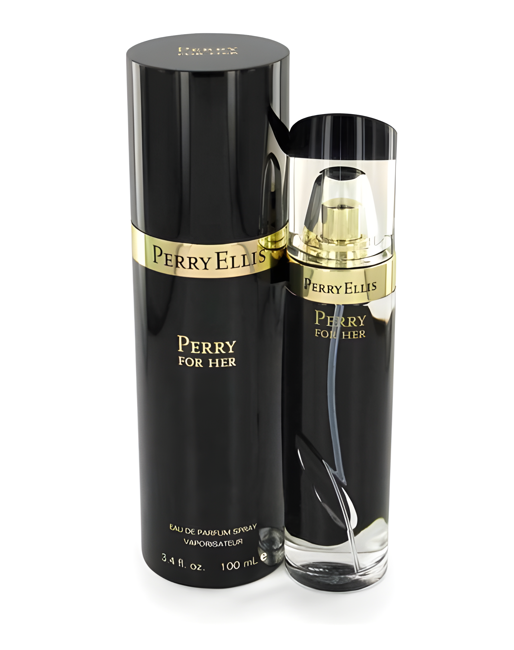 Perry Black for Her by Perry Ellis perfume bottle