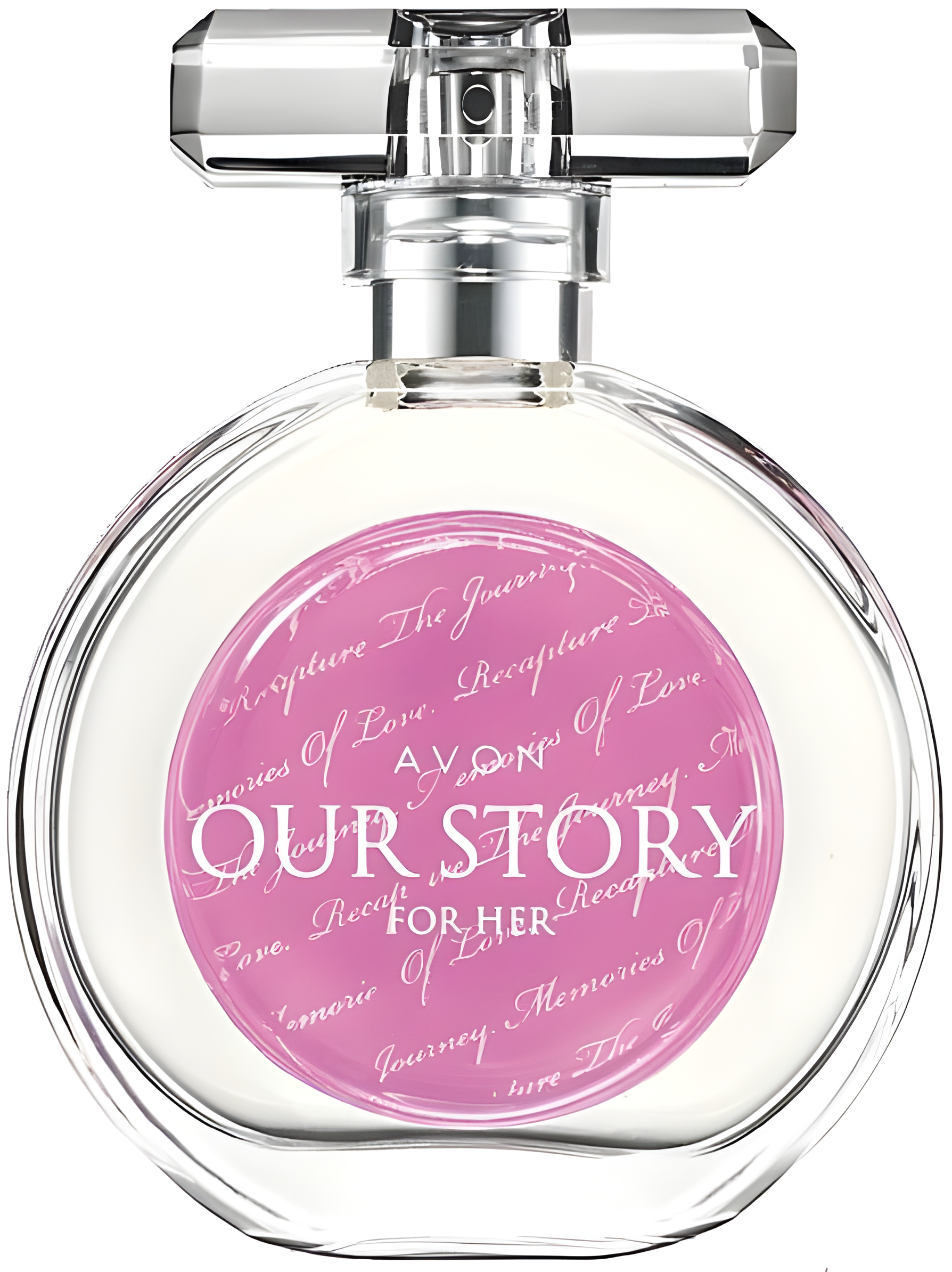 Our Story for Her by Avon perfume bottle