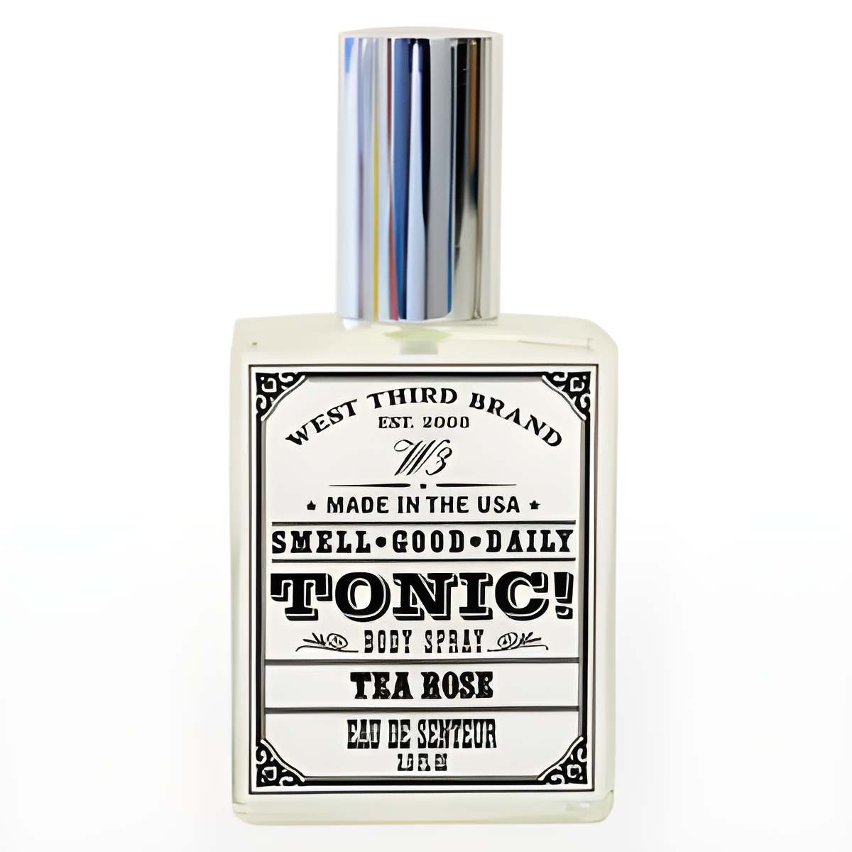 Tea Rose by West Third Brand perfume bottle