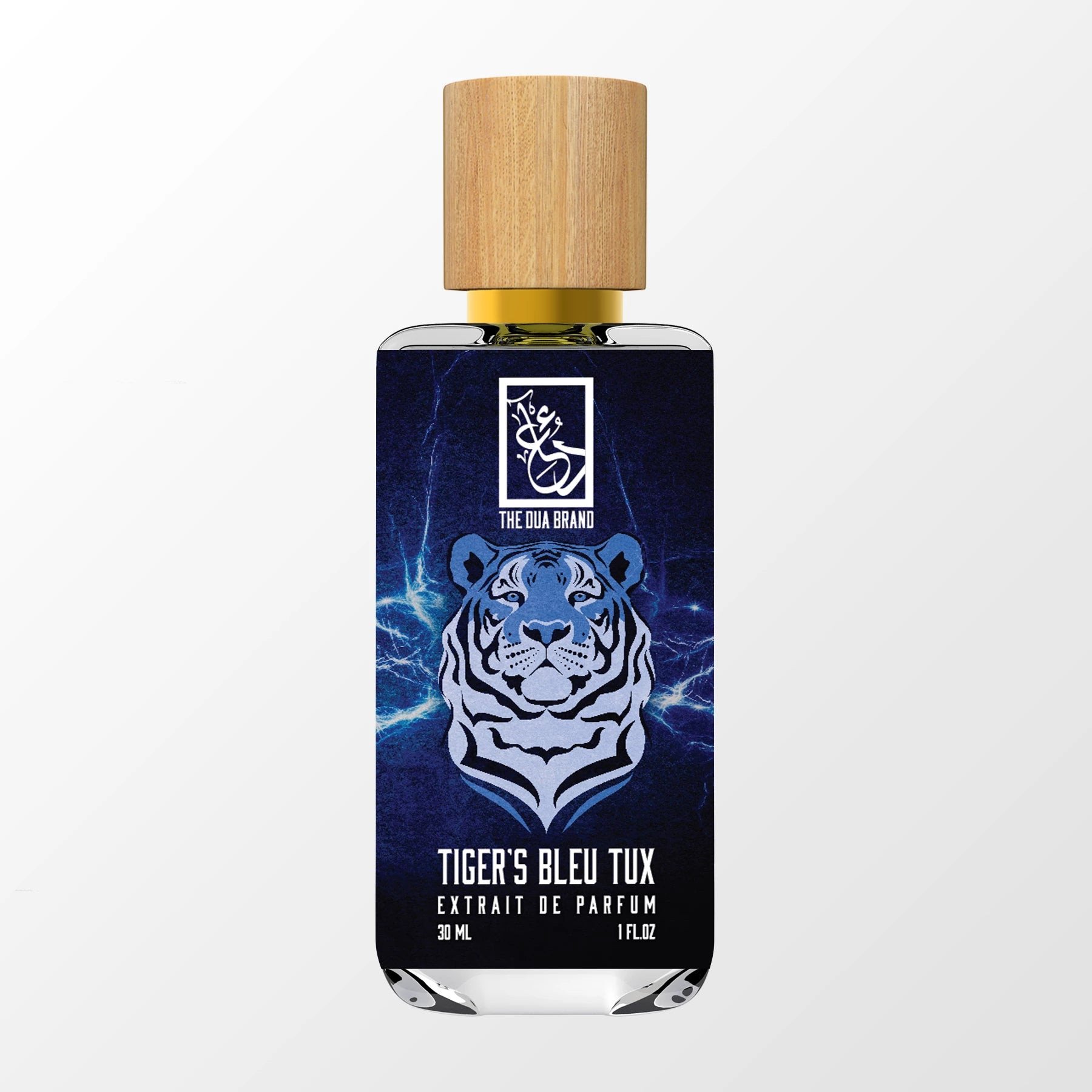 Tiger’s Bleu Tux by The Dua Brand perfume bottle