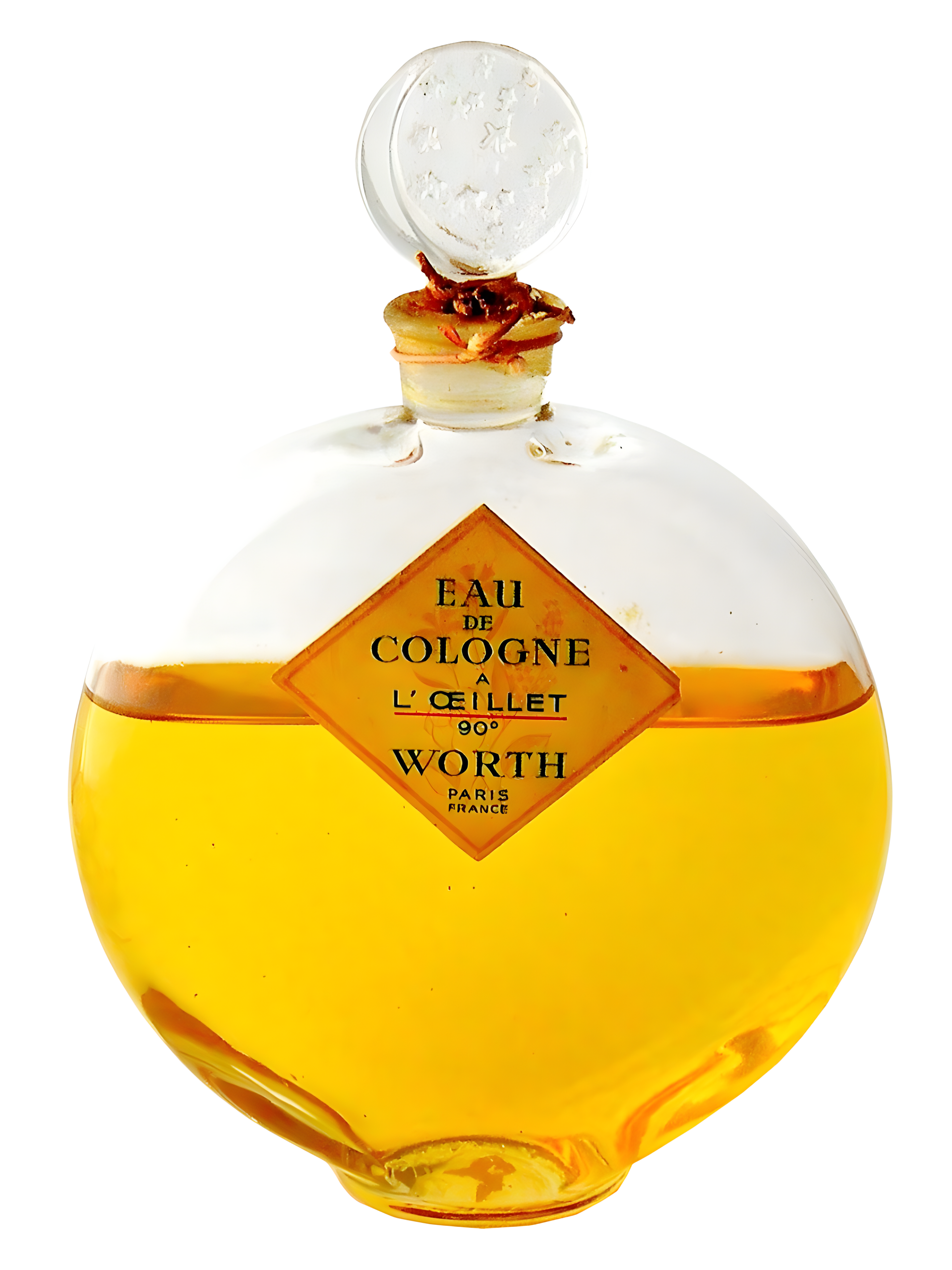 Eau de Cologne À L'Œillet by Worth perfume bottle