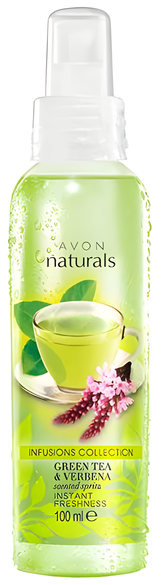 Green Tea & Verbena by Avon perfume bottle