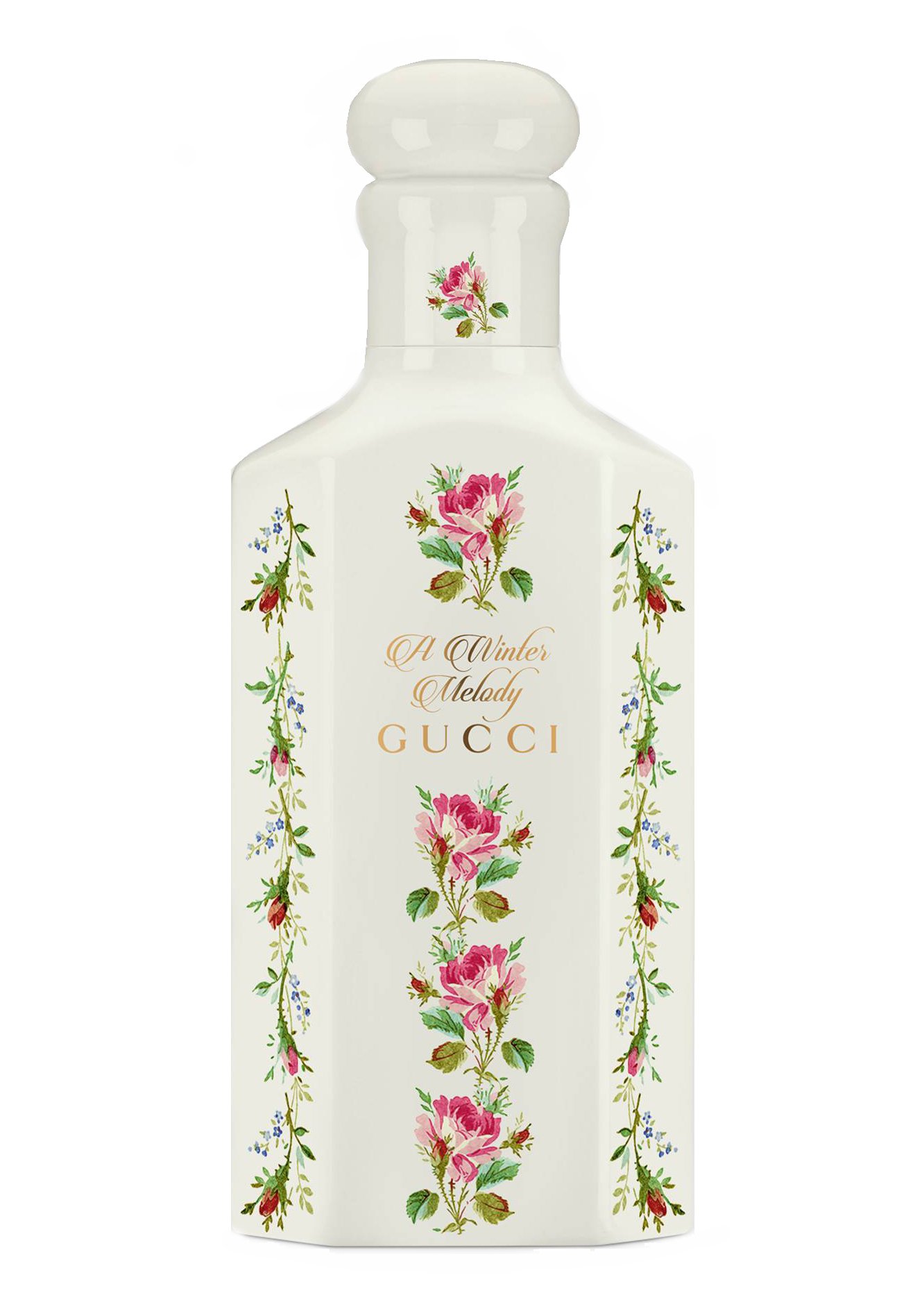 A Winter Melody Scented Water by Gucci perfume bottle