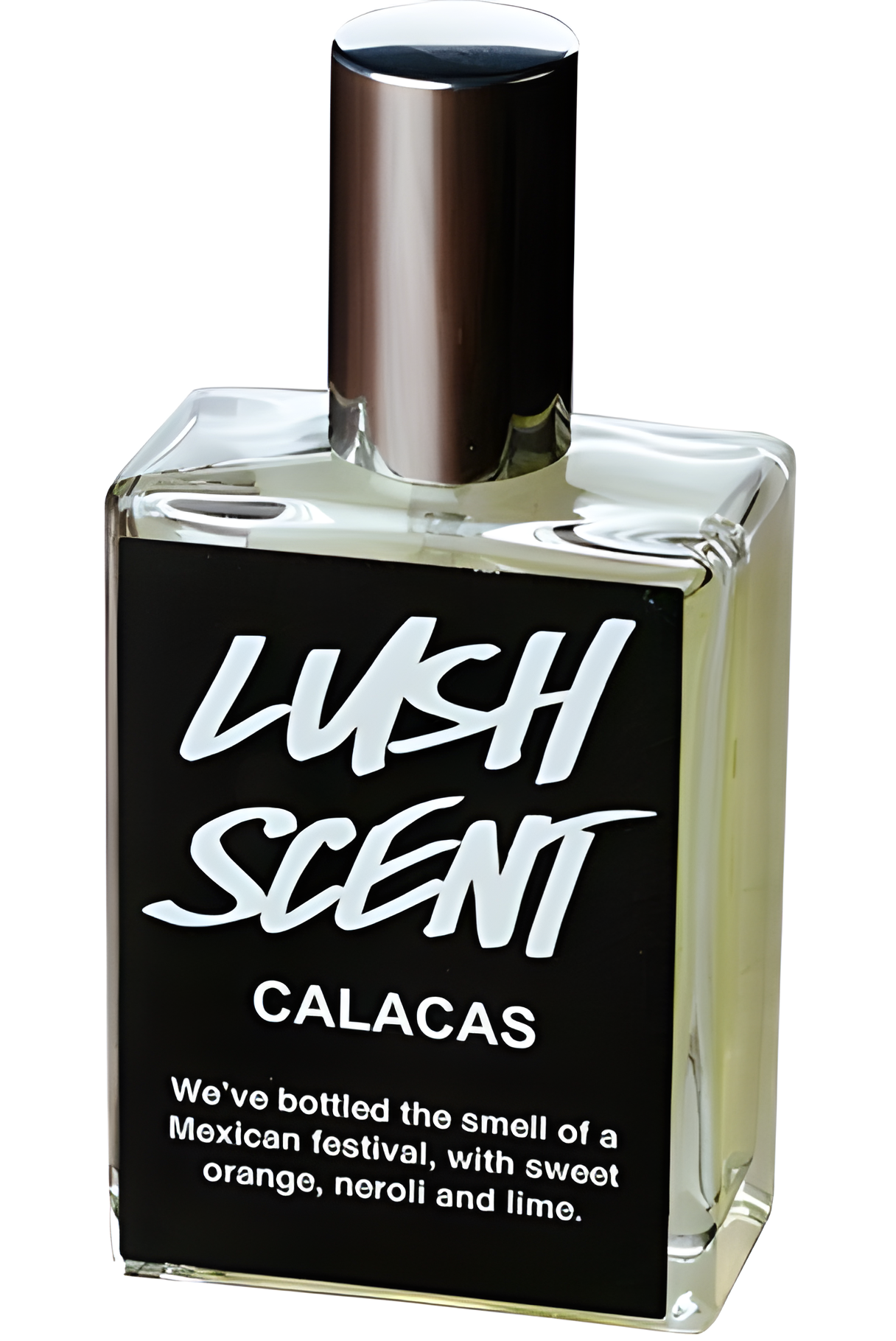 Calacas by Lush perfume bottle