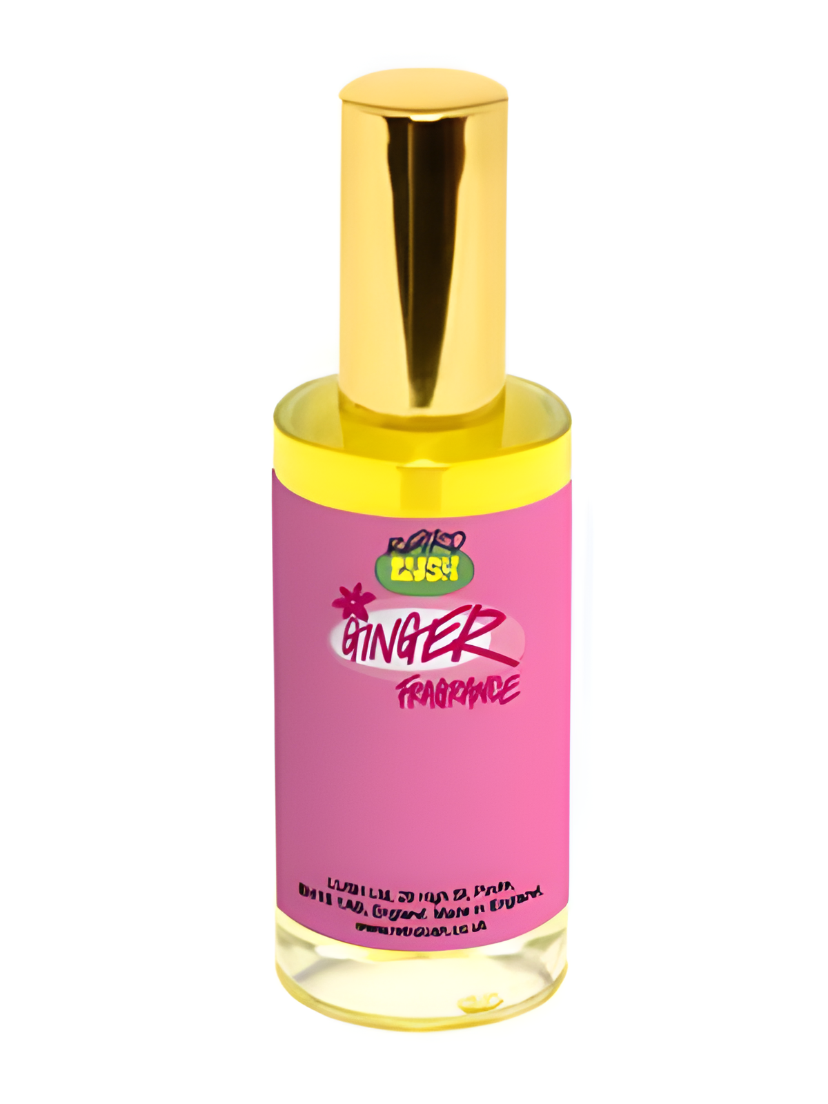 Ginger by Lush perfume bottle