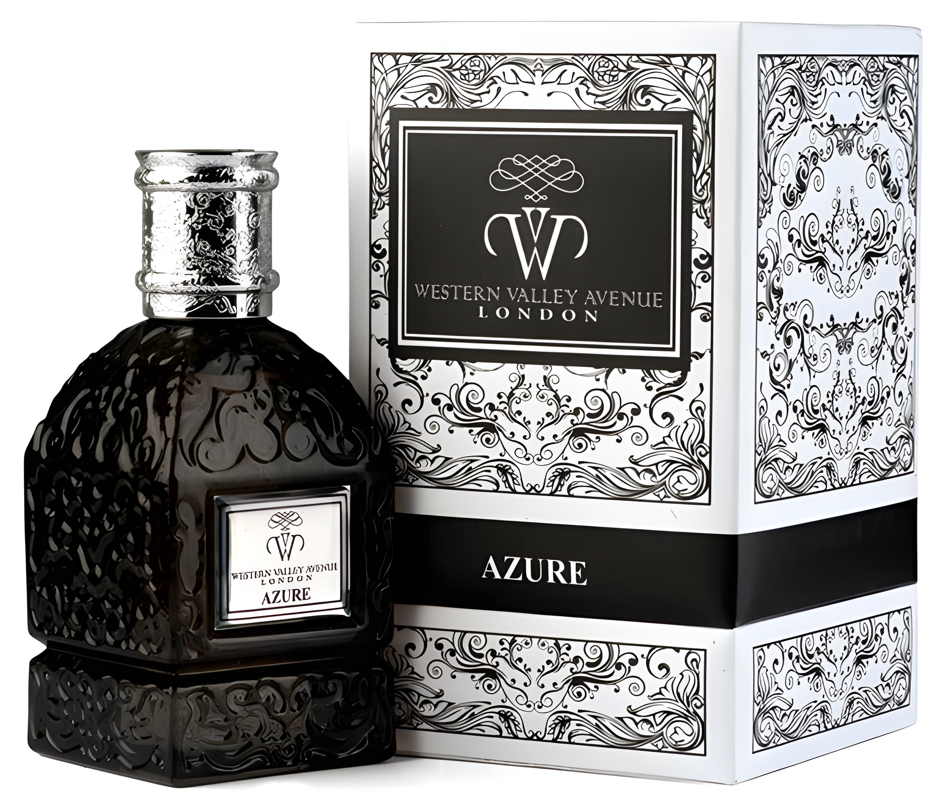 Azure by Western Valley Avenue London perfume bottle