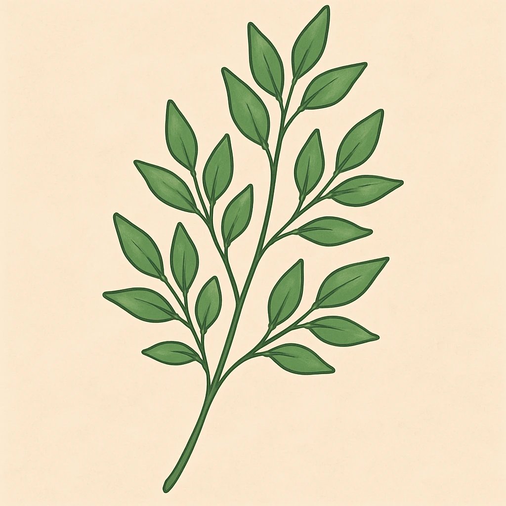 Picture of Green Branches note