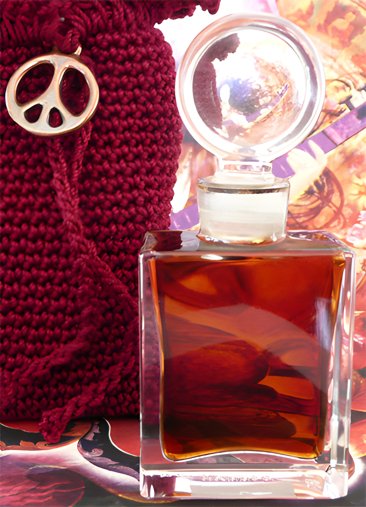 Botanical Perfume Devoted to Peace, 1st Edition by Roxana Illuminated Perfume perfume bottle