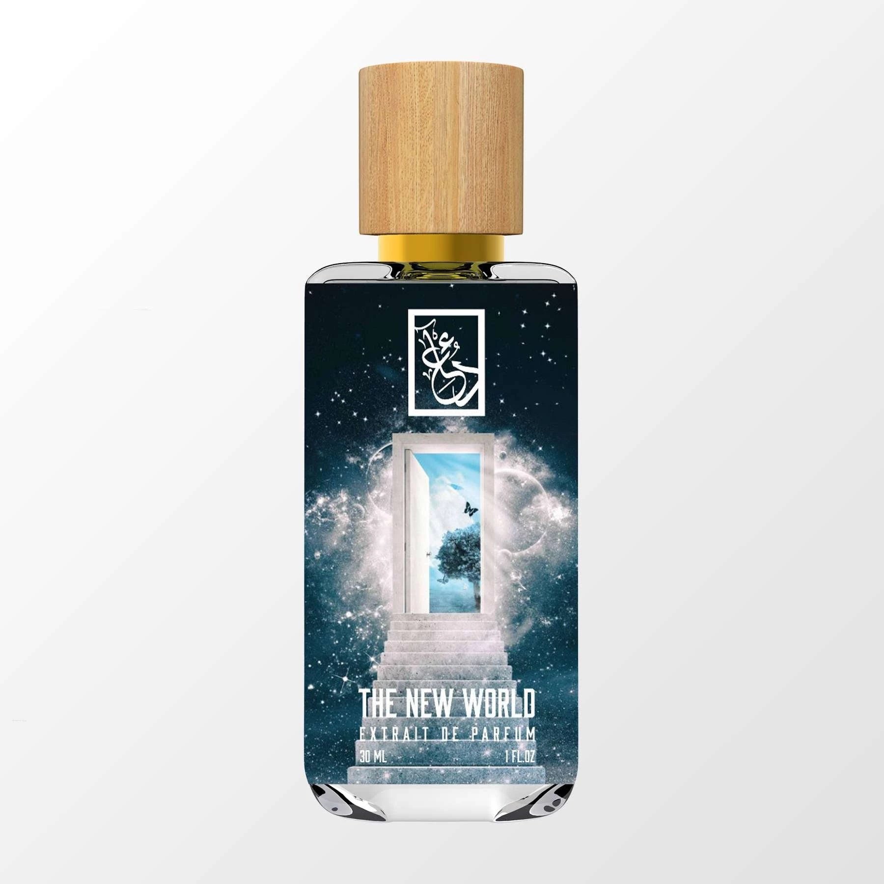 The New World by The Dua Brand perfume bottle