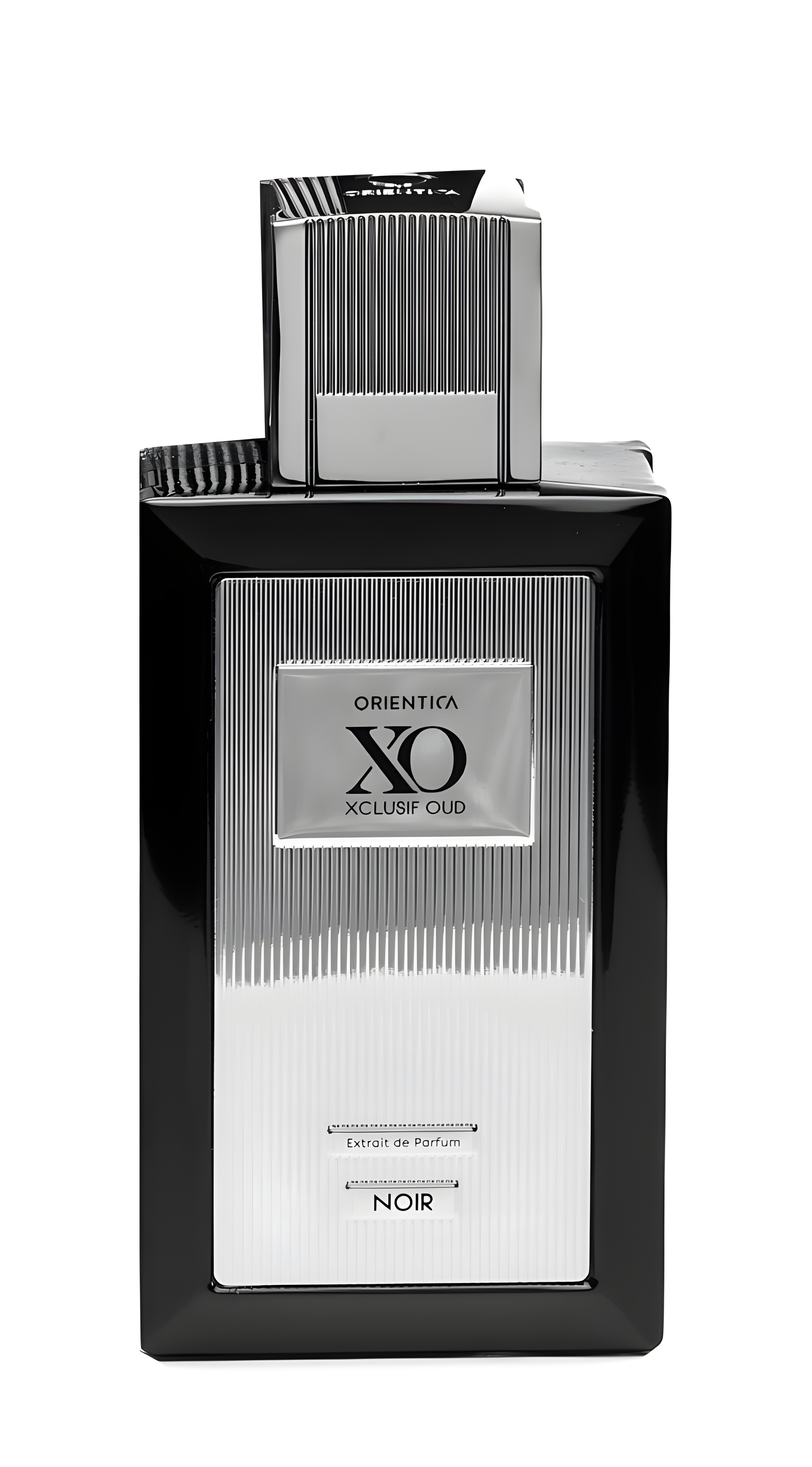 XO Exclusif Oud Noir by Orientica Premium perfume bottle