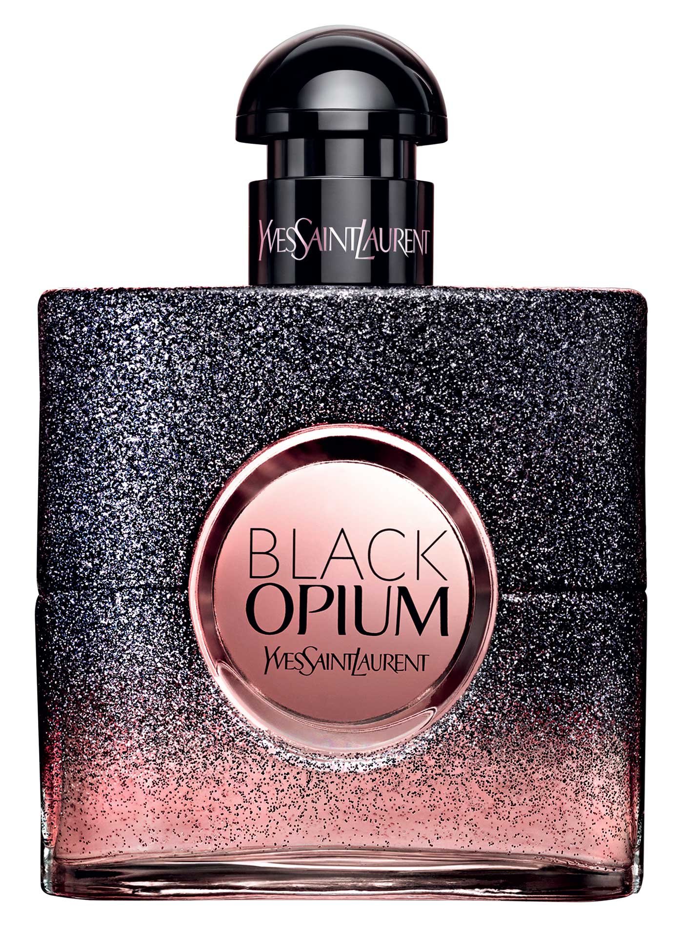 Black Opium Floral Shock by Yves Saint Laurent perfume bottle