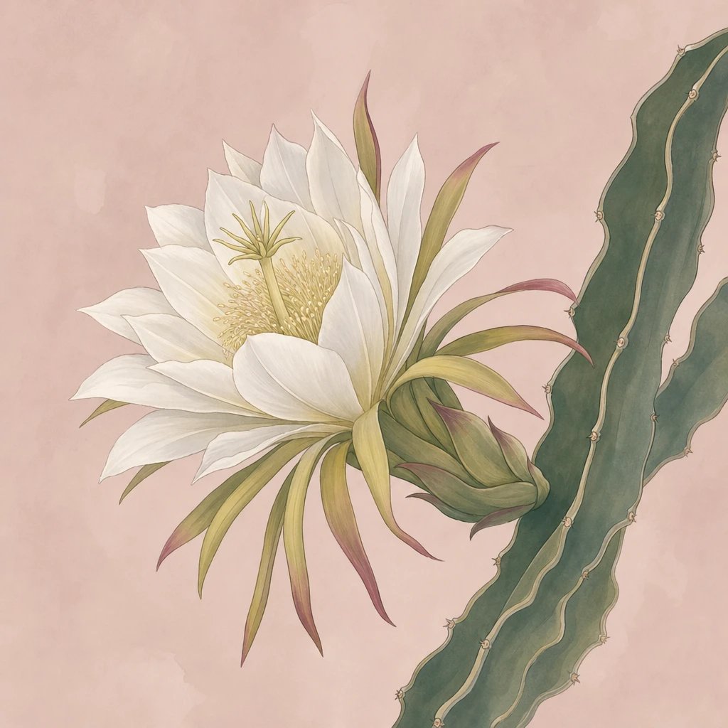 Picture of Pitahaya Flower note