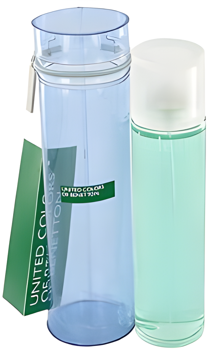 B. Clean Fresh by Benetton perfume bottle