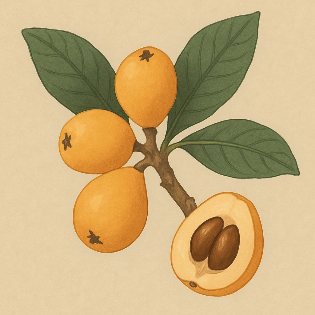 Picture of Japanese Loquat note