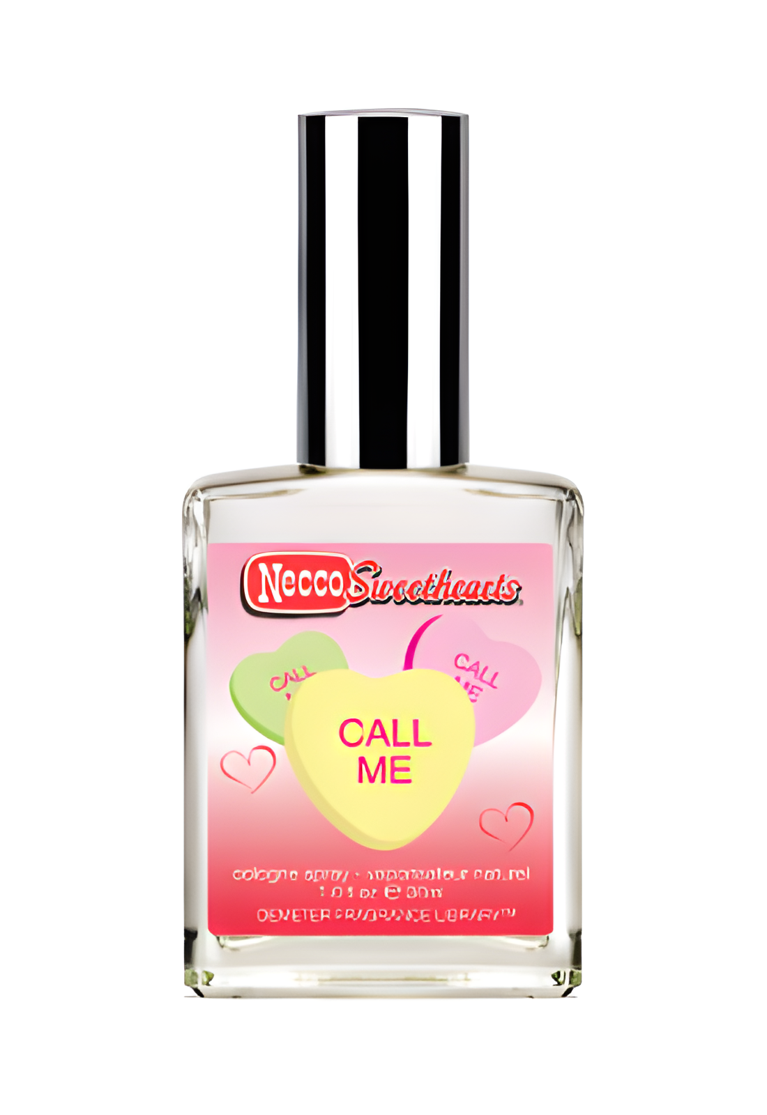 Necco Sweethearts Call Me by Demeter Fragrance perfume bottle