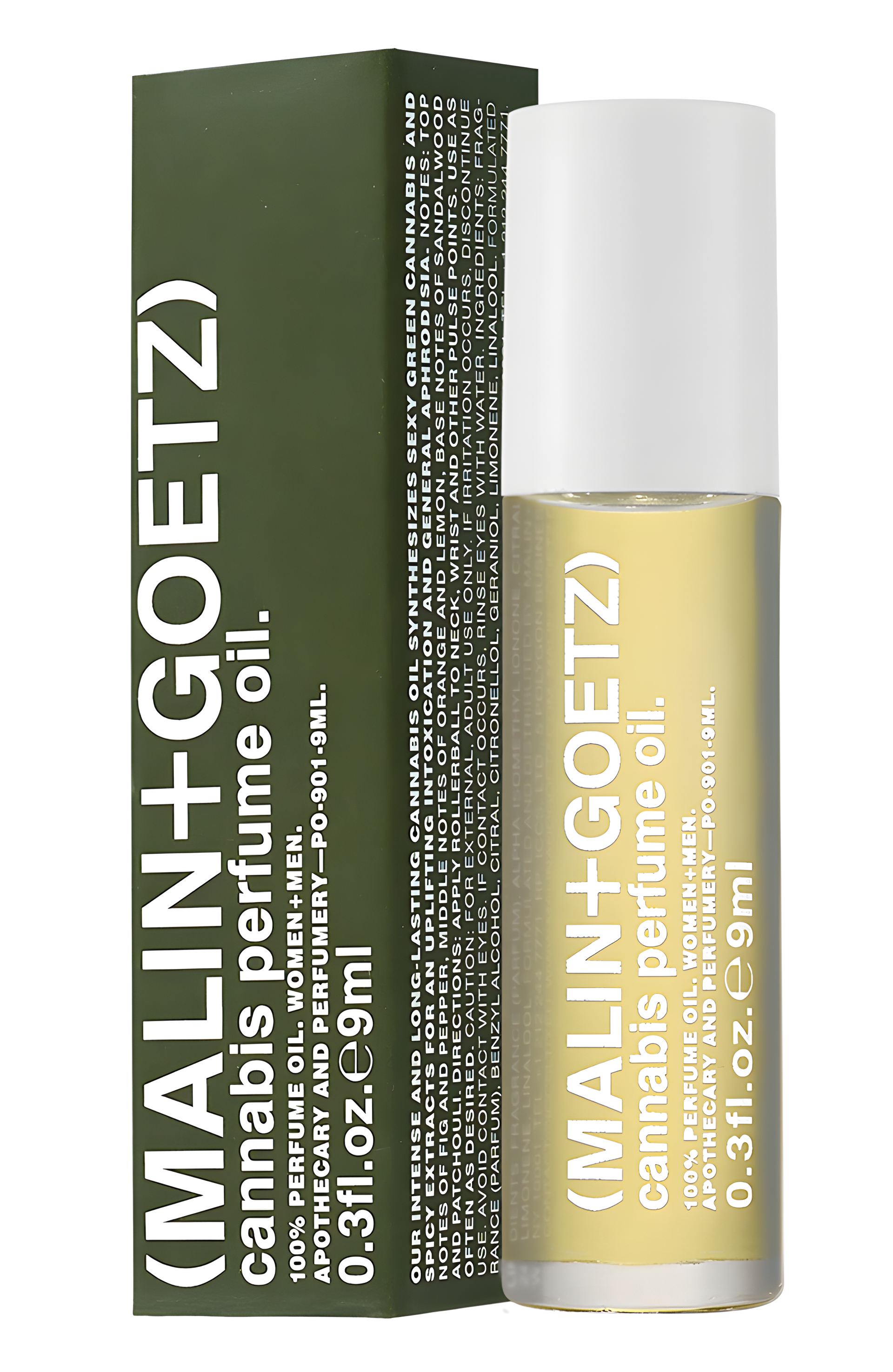 Cannabis Perfume Oil by Malin+Goetz perfume bottle