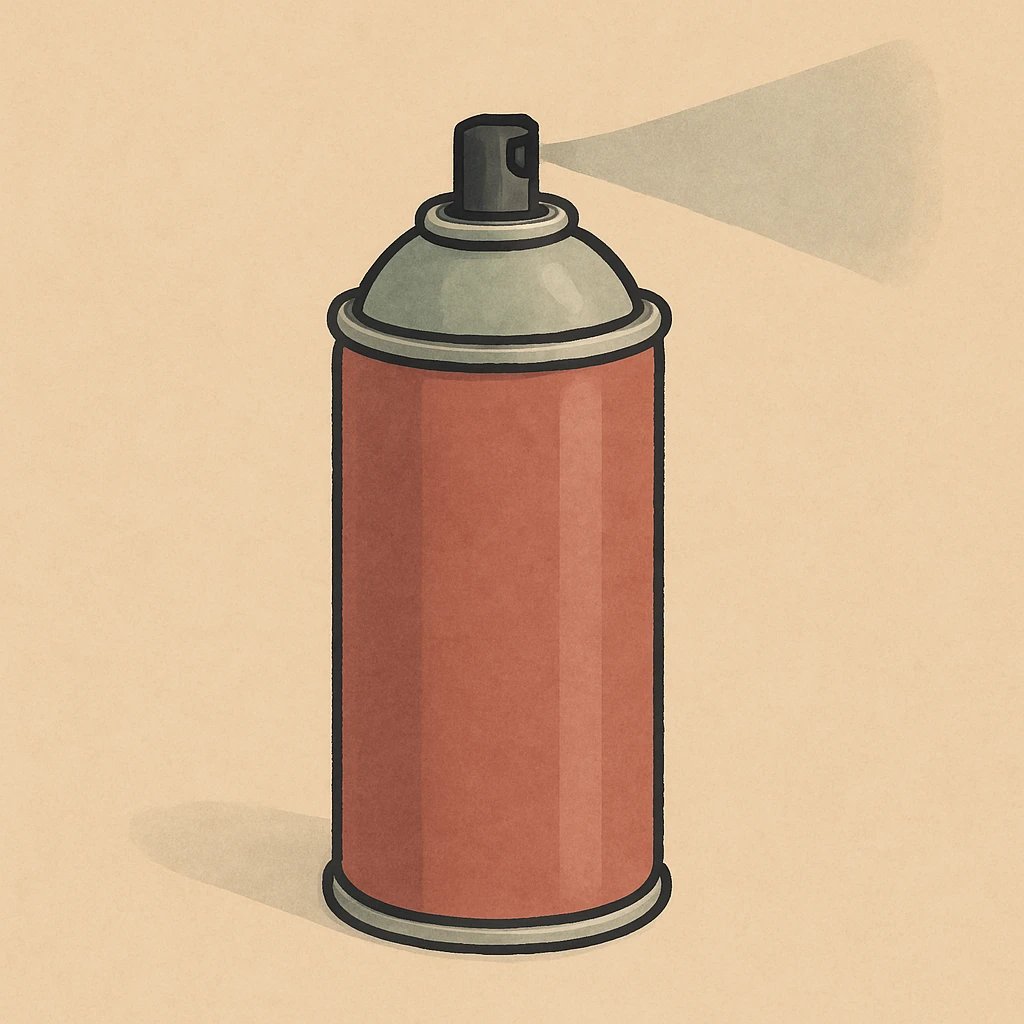 Picture of Spray Paint note