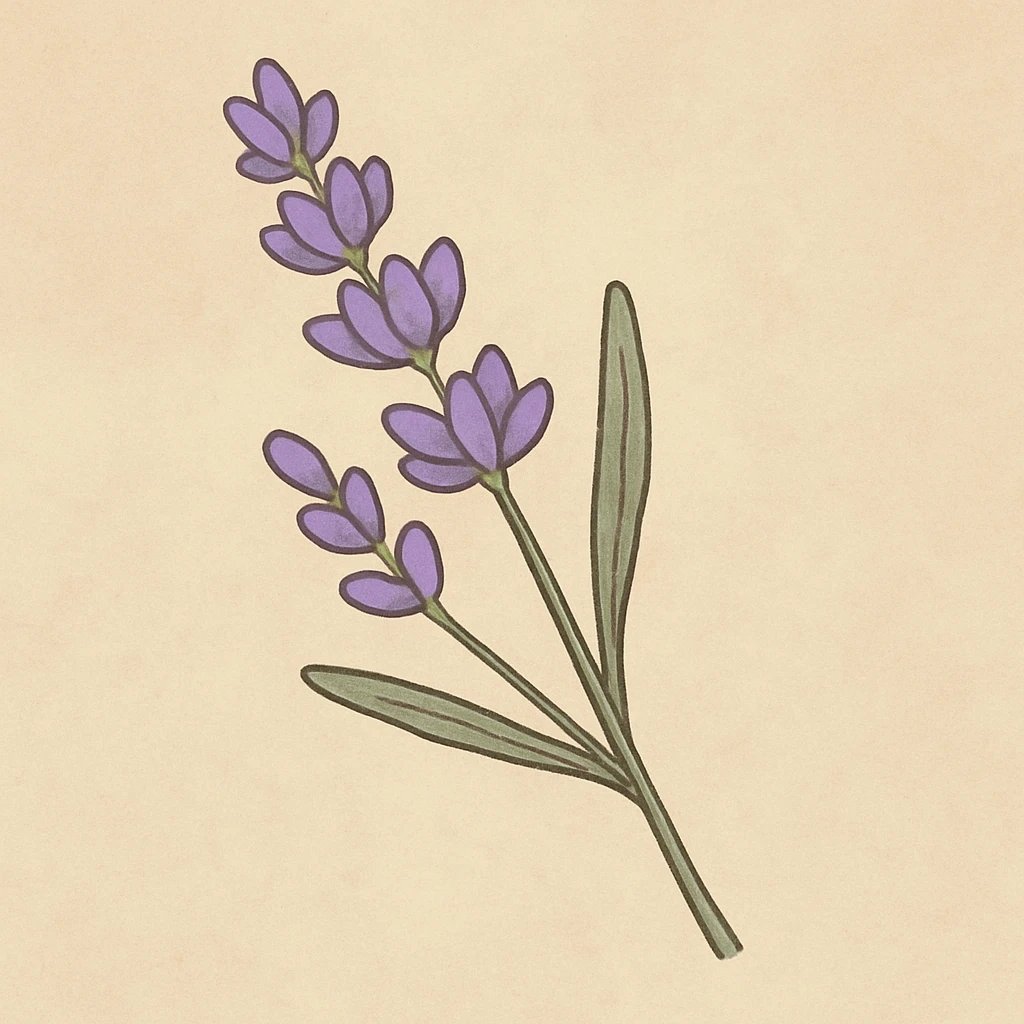 Picture of Lavender Buds note