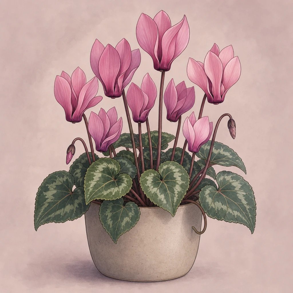 Picture of Cyclamen note