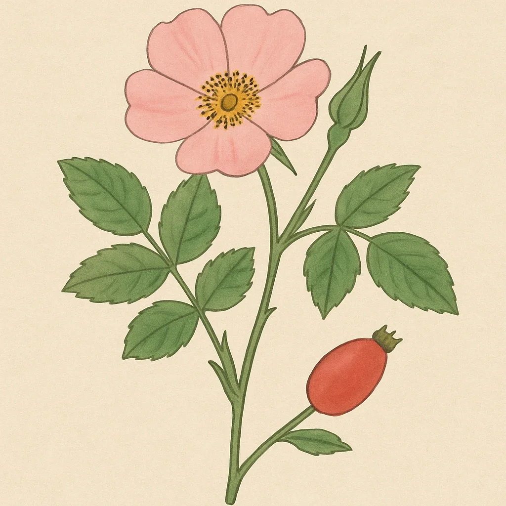 Picture of Eglantine Rose note